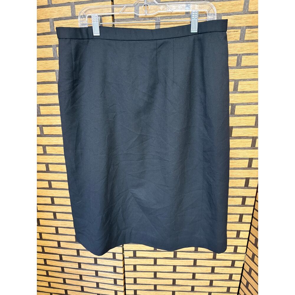 Pendleton Black Virgin Wool‎ Skirt Size 18